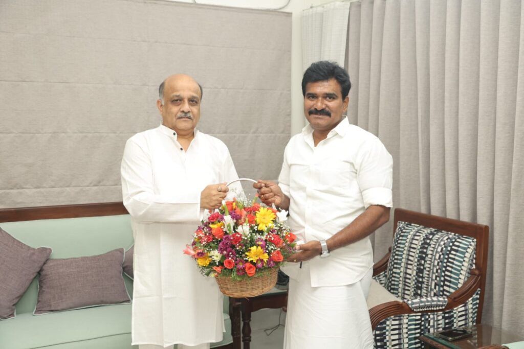 CTR Nirmal Kumar meets Madras High Court Chief Justice Susruth Arvind Dharmadhikari