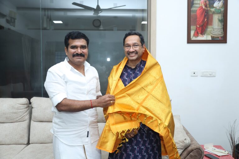 உச்சநீதிமன்ற நீதியரசர் எம். எம். சுந்தரேஷை சந்தித்த CTR நிர்மல் குமார்