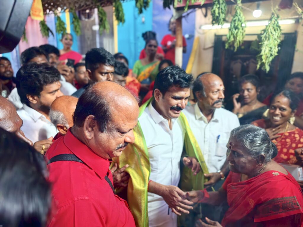 வில்லாபுரம் ஹவுசிங் போர்டில் நடைபெற்ற HB மன்றத்தின் 26ஆம் ஆண்டு விழாவில் கலந்து கொண்ட CTR நிர்மல் குமார்
