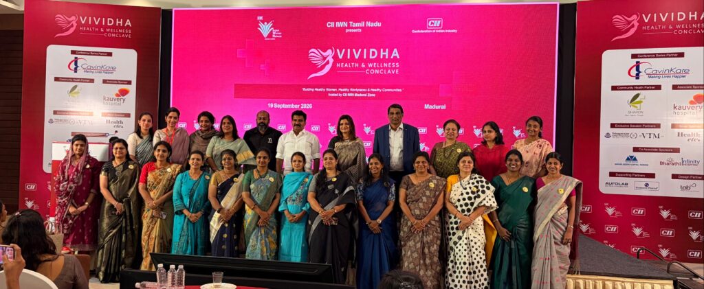 மதுரையில் நடைபெற்ற IWN Vividha Health & Wellness Conclave நிகழ்ச்சியில் கலந்து கொண்ட CTR நிர்மல் குமார்