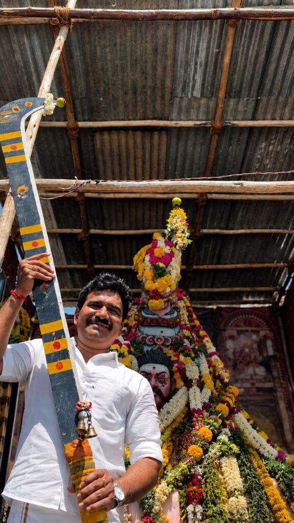 சிலைமான் பகுதியில் நடைபெற்ற சங்கையா கோவில் திருவிழாவில் கலந்து கொண்ட CTR நிர்மல் குமார்