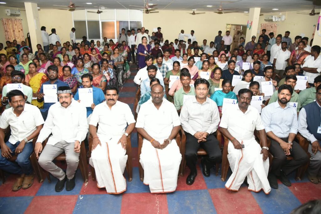 CTR Nirmal Kumar மதுரையில் நடைபெற்ற தனியார்துறை வேலைவாய்ப்பு முகாம் நிகழ்வில்